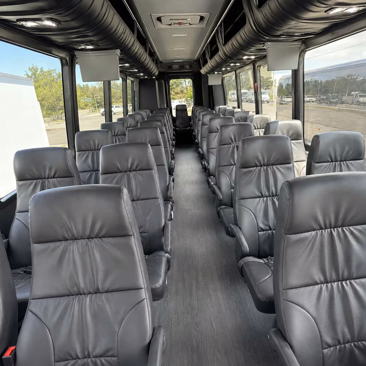 25 passenger minibus inside