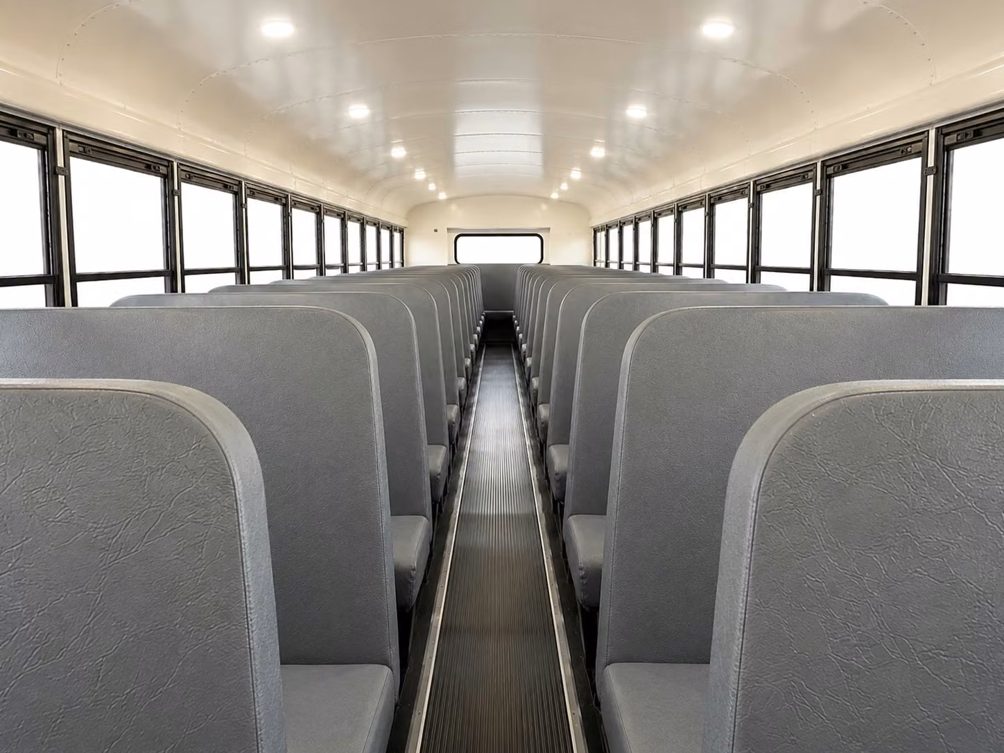 school bus inside