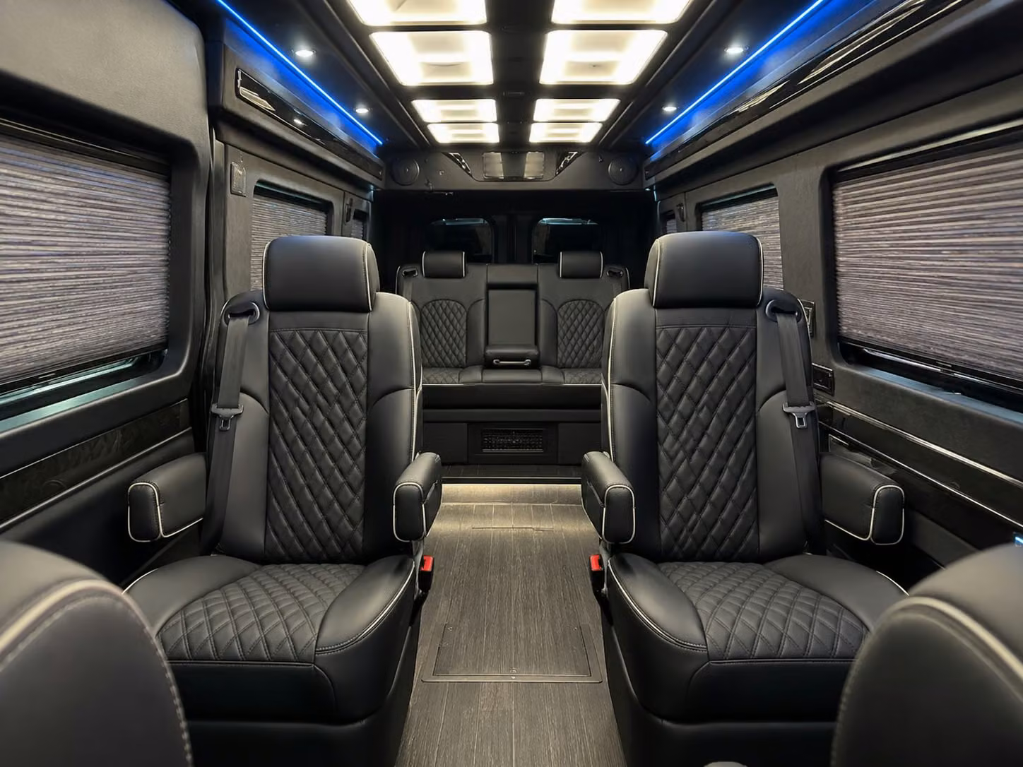 sprinter van with driver interior